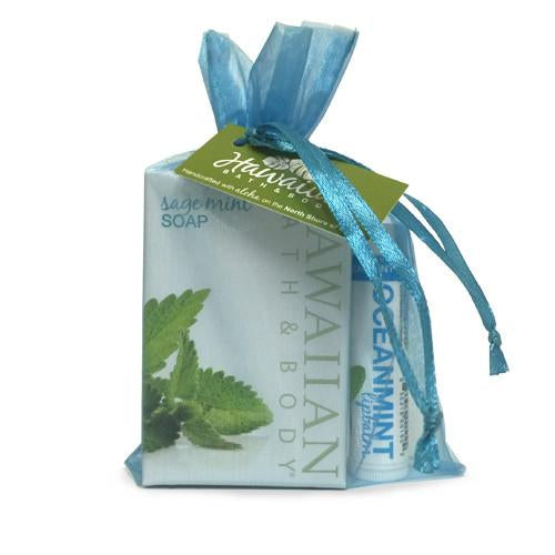 リップバーム＆ソープギフトセット Mint Natural Lip Balm & Bar Soap Gift Set