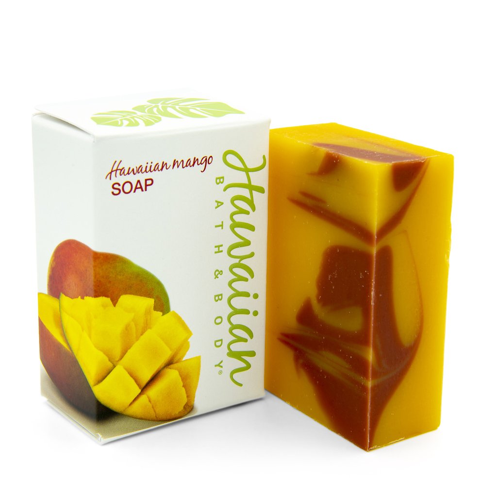 ハワイアン・マンゴ ソープ Hawaiian Mango natural soap with Kukui oil