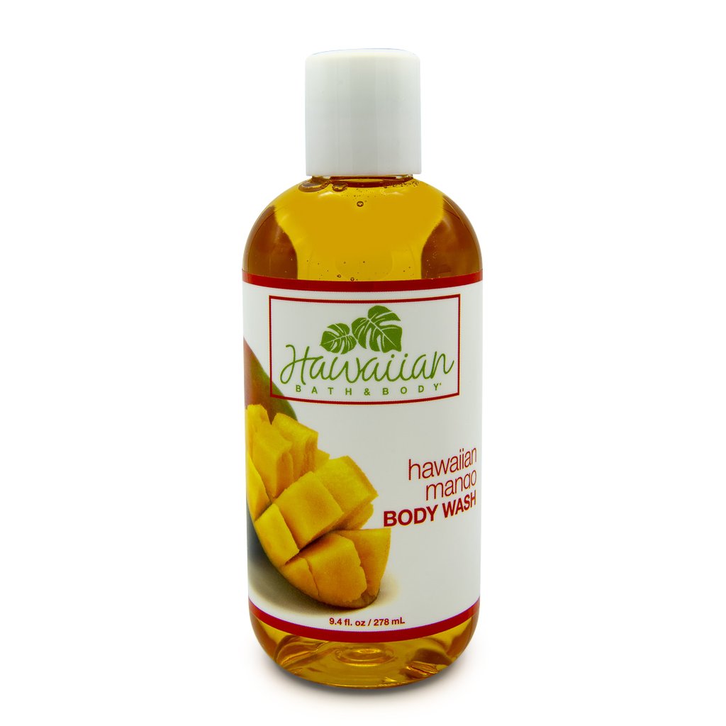 ハワイアンマンゴ・ボディウォッシュ hawaiian mango liquid soap natural body wash for body, hands and face