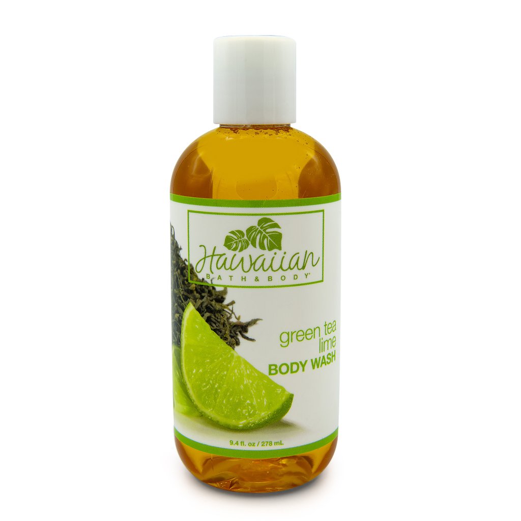ボディウォッシュ green tea lime liquid soap natural body wash for hands and face