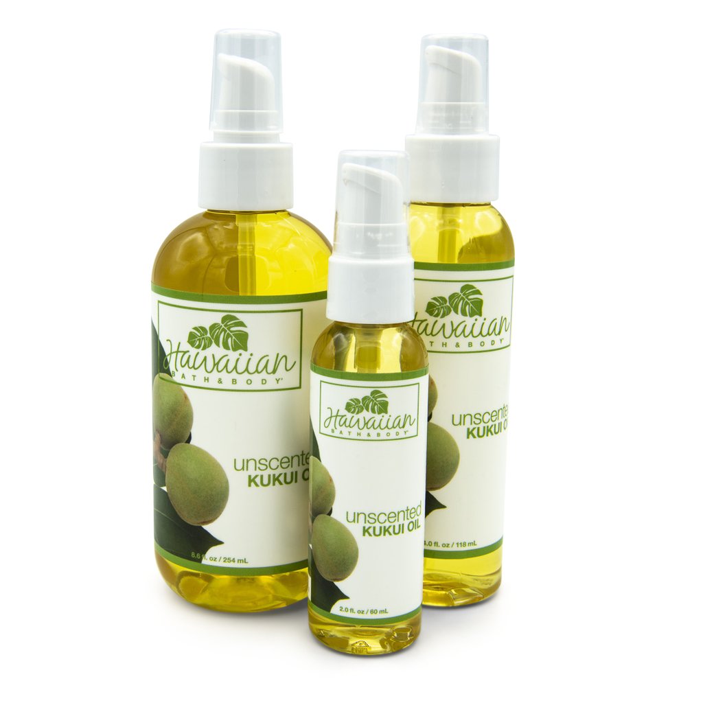 ククイナッツオイル 無香料 Unscented Kukui Nut Oil | Hawaiian Bath & Body®