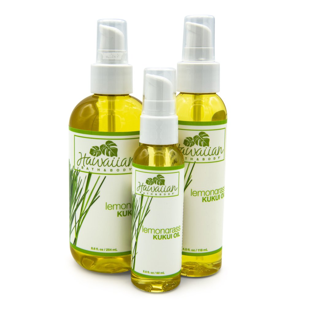 ククイオイル ・レモングラス Lemongrass Kukui Nut Oil 4oz (118mL)