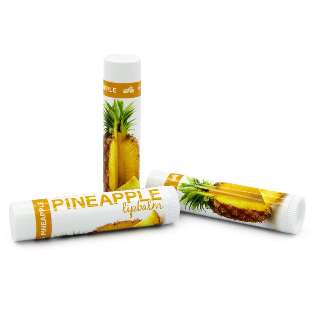 パイナップル・デザインラベル・リップバーム Pineapple Design Label Lip Balm